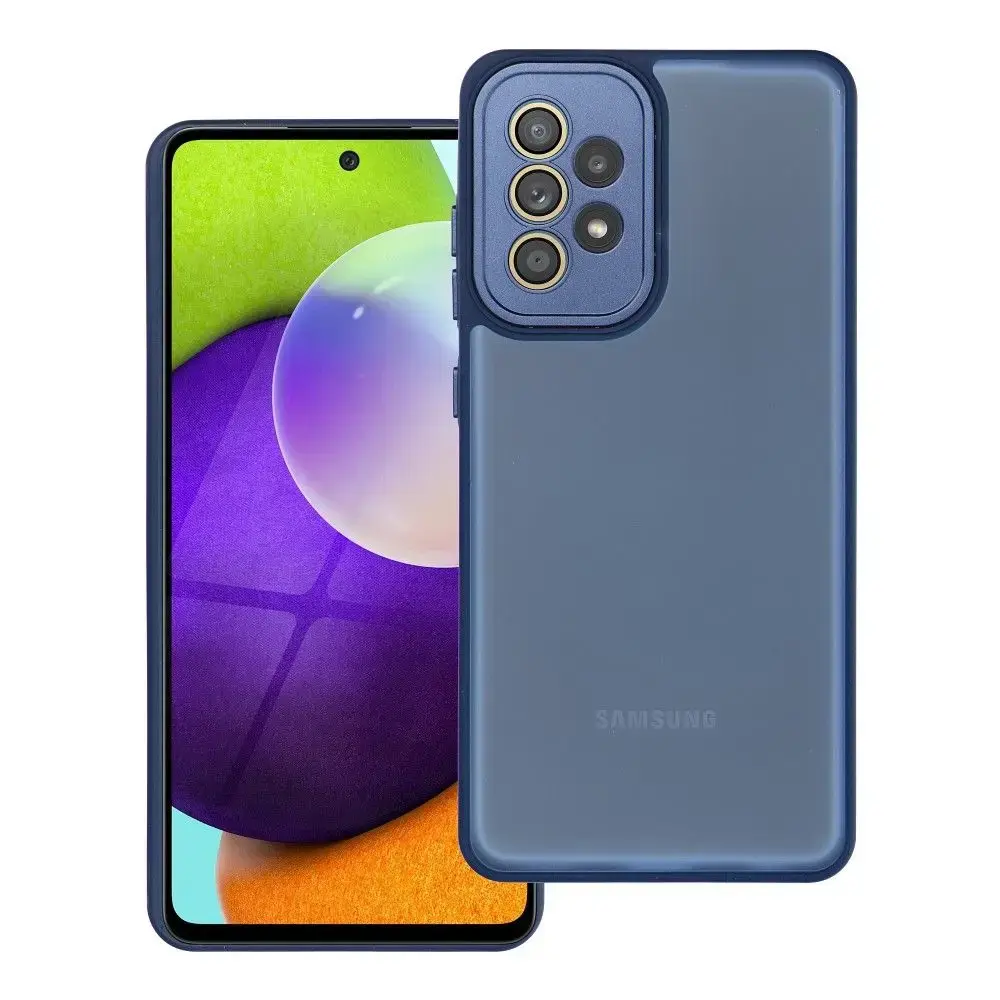 VARIETE maciņš telefonam Samsung Galaxy A52 5G (A526) | A52 4G (A525) | A52s 5G (A528) tumši zils