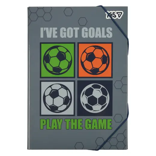 Kartona mape YES Football A4 rokdarbiem