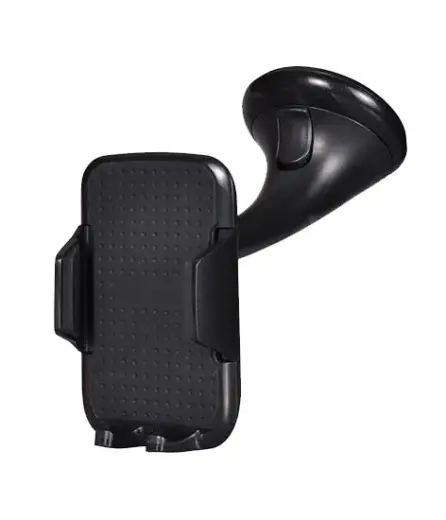 Car Holder - UNIVERSAL K400 BLACK - with silicone pads