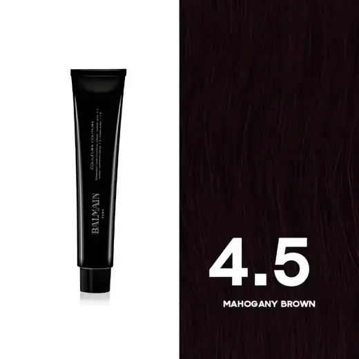Balmain Professionnel, Couleurs Couture, Permanent Hair Dye, 4.5 Mahogany Brown, 60 ml