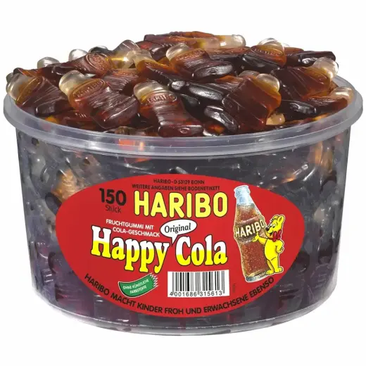 Jelly candies HARIBO Happy Cola, 1.2kg