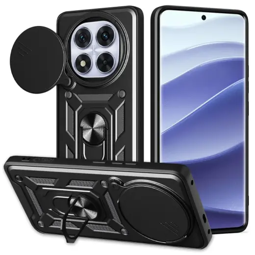 TECH-PROTECT CAMSHIELD PRO XIAOMI REDMI NOTE 14 PRO 5G | POCO X7 5G MATTE BLACK