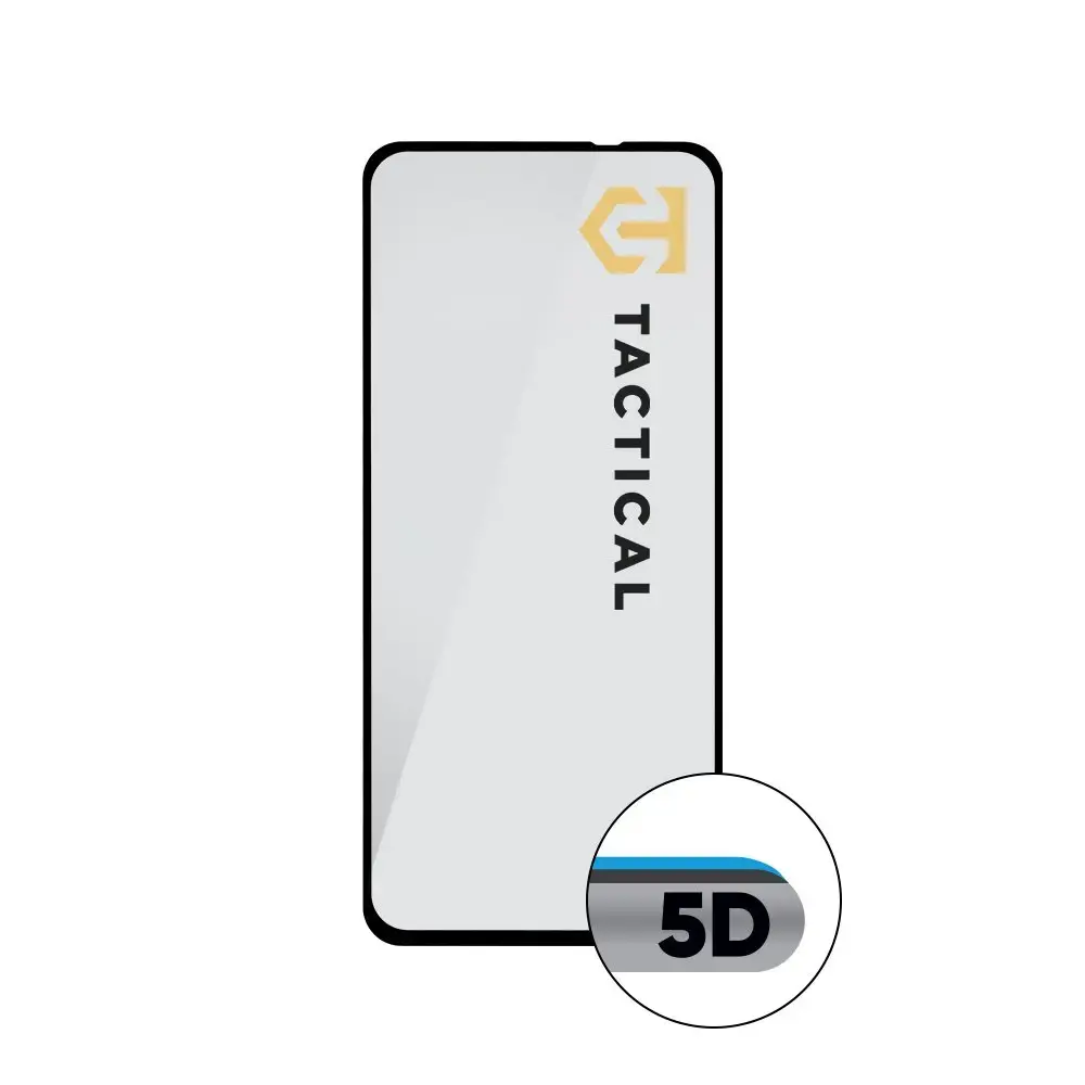 Tactical Glass Shield 5D for Realme 8|8 Pro Black