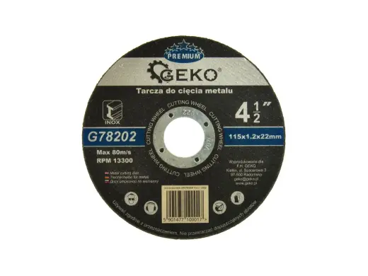 Metallilõikeketas GEKO Premium 115x1,2x22,2mm