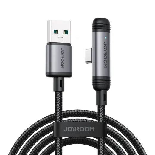Joyroom S-A56 EnjoyX Series datu pārraides un uzlādes vads | USB-A uz USB-C | 15W | 1.2m | melns