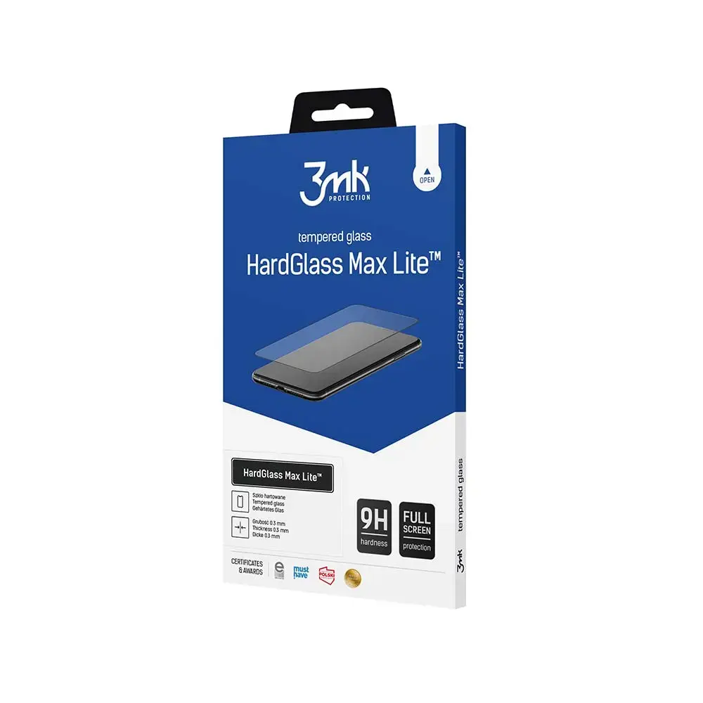 Xiaomi Redmi Note 8 Pro Black - 3mk HardGlass Max Lite™ screen protector