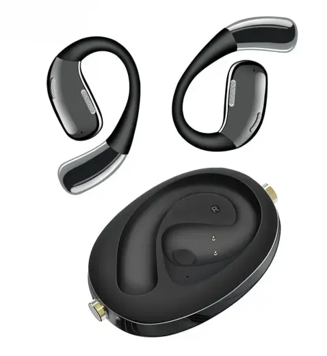 T-PHOX EARPHONES TRAN-WORLD A60 AI TRANSLATOR BLACK