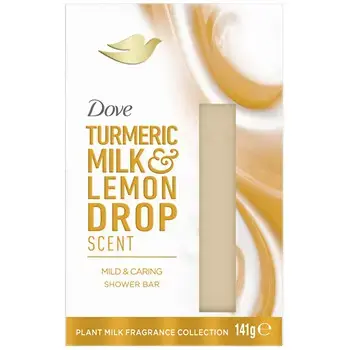 Dove Shower Bar Turmeric Milk & Lemon Drop - Krémová tableta 141.0g