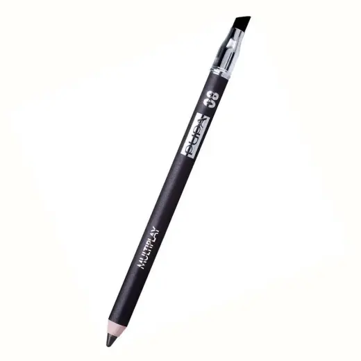Pupa, Multiplay, Double-Ended, Eyeshadow & Kajal Eyeliner 2-In-1, 08, Basic Brun, 1.2 g *Tester