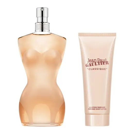 Set Jean Paul Gaultier: Classique, Eau De Toilette, For Women, 50 ml + Classique, Hydrating, Body Lotion, 75 ml
