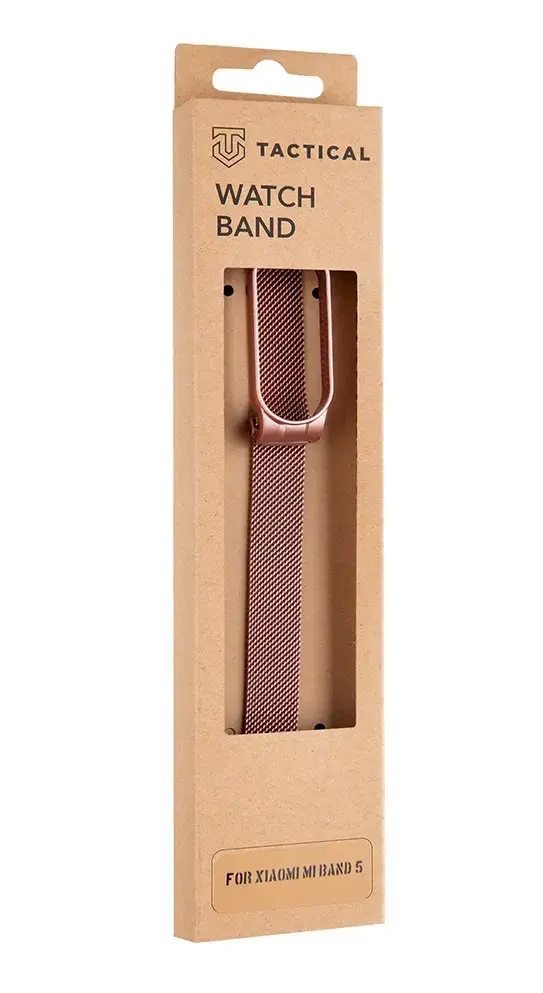 Tactical 662 Loop Magnetic Steel Band for Xiaomi Mi Band 5|6 Rose