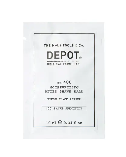 Depot, 400 Shave Specifics No. 408, Fresh Black Pepper, Moisturizing, After-Shave Balm, 10 ml
