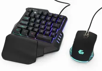 Gembird 2-in-1 Backlight USB Gaming Desktop Kit IVAR TWIN