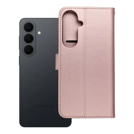 MEZZO mandala knyginio tipo telefono dėklas Samsung Galaxy S26+ (S947) rožinis