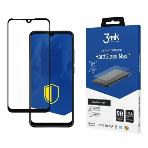 3MK HardGlass Max Xiaomi Mi A3 black, FullScreen Glass