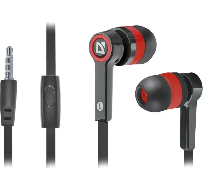 Wired earphones PULSE 420 black-red