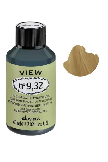 Davines, View, Demi-Permanent Hair Dye, 9.32 , 60 ml