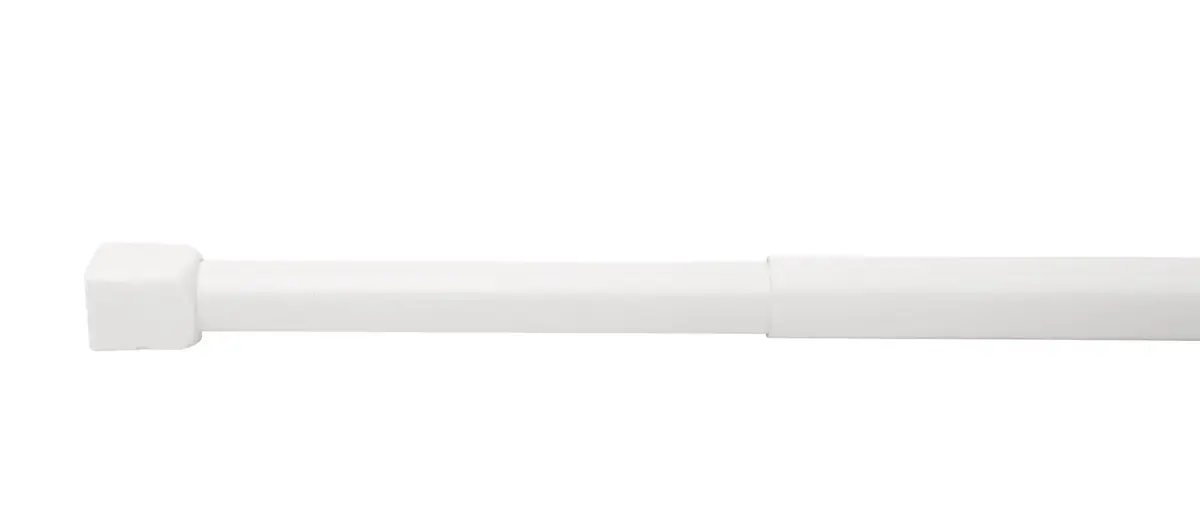 Dušas aizkaru stanga teleskopiska 70-115cm, balta