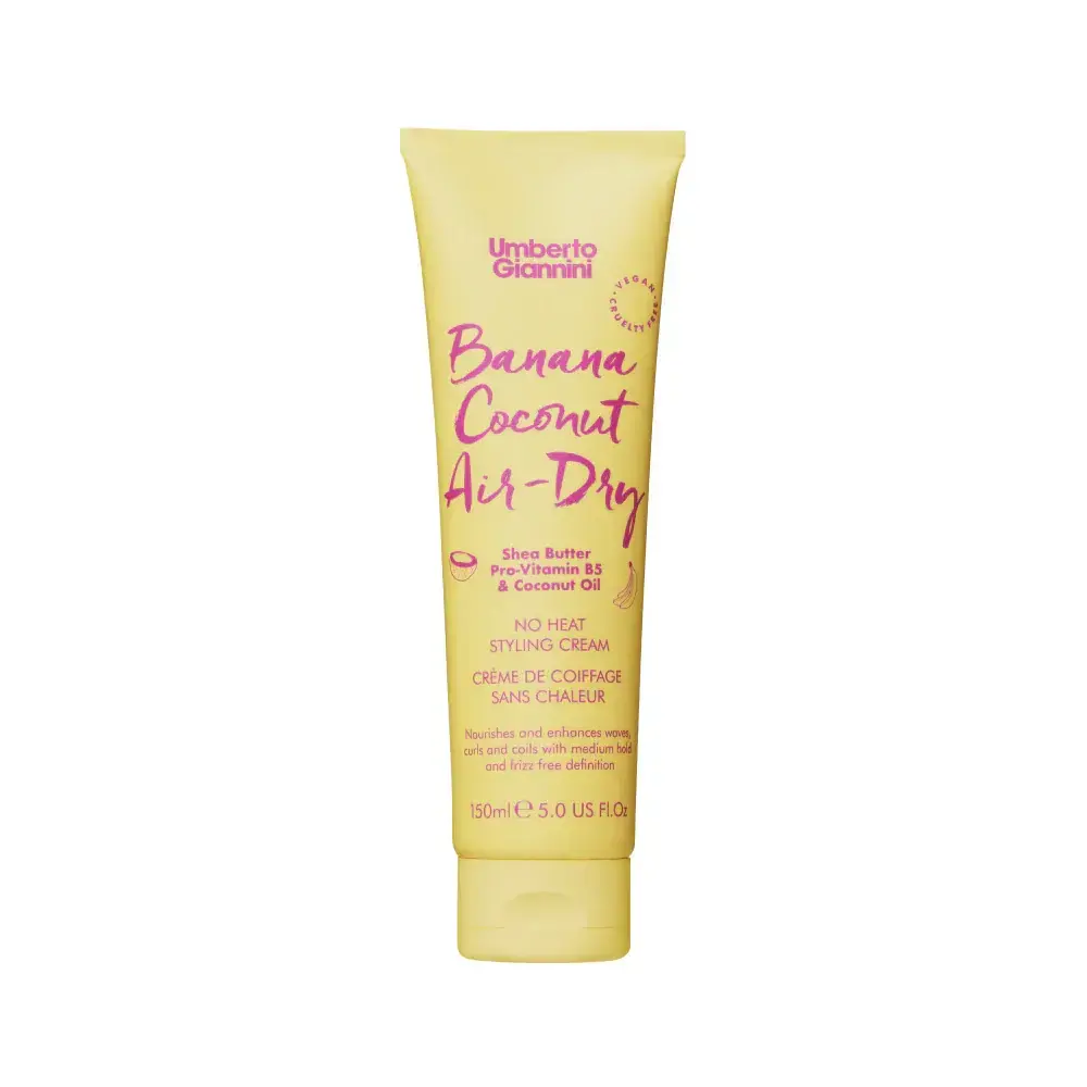 Umberto Giannini , Banana Coconut Air-Dry, Hair Styling Cream, Medium, 150 ml