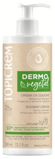 Shower Cream Topicrem Dermovegetal 390 Ml