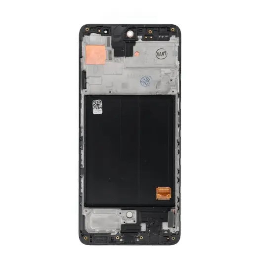 FIXCELL lcd display for SAMSUNG A51 4G AMOLED with frame black (change glass)
