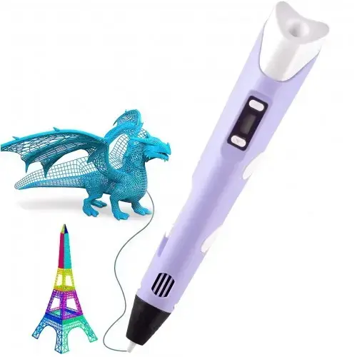 Fusion 3D printēšanas pildspalva dažādu figūru izgatavošanai no PLA | ABS materiāliem (Ø 1.75mm) violeta