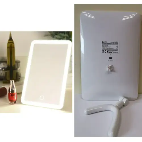 Platinet PMLY6W Kosmētiskais spogulis ar LED apgaismojumu (Salauzts statīvs)