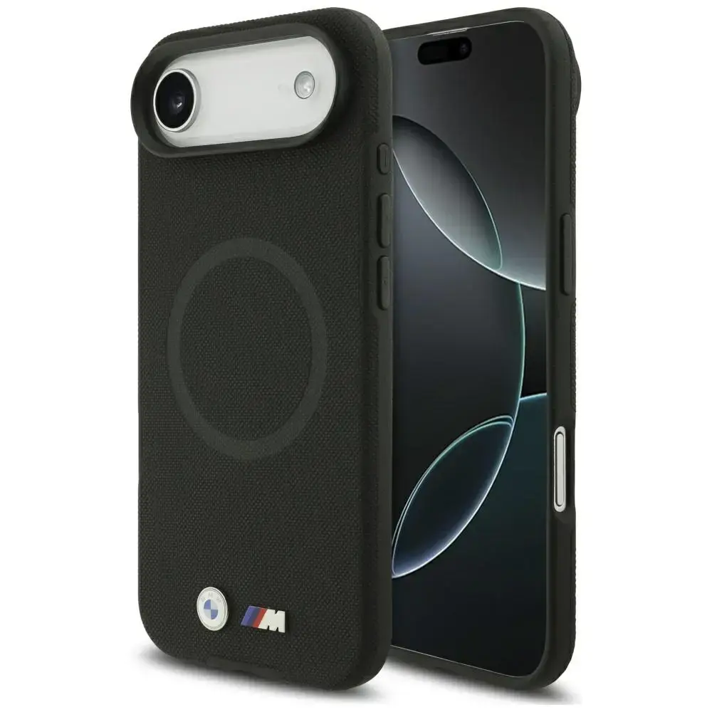 BMW M FW Metal Logo MagSafe Case for iPhone Air Black