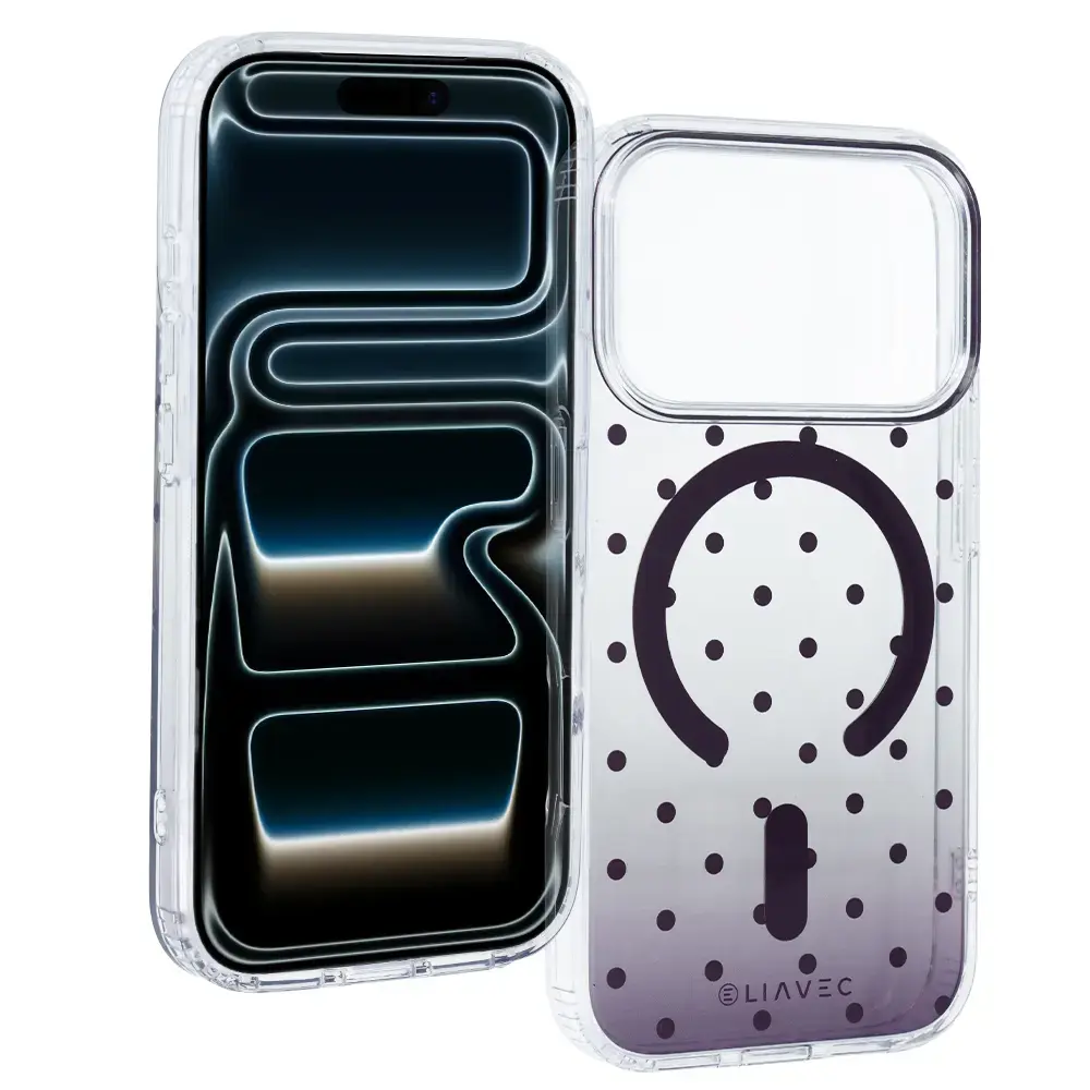 Liavec Bubble phone case for iPhone 18 Pro Max | iPhone 17 Pro Max purple