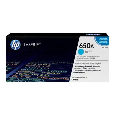 HP Cartridge No 650A HP650A HP 650A Cyan (CE271A)