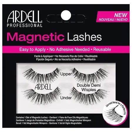 Ardell Magnetic Lashes Double Demi Wispies Black 2 Pairs