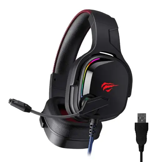 Gaming headphones Havit GAMENOTE H2022U USB 7.1 RGB
