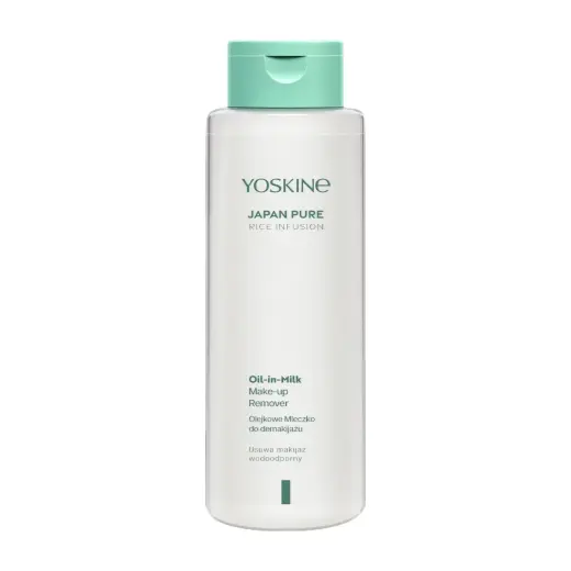 Yoskine, Japan Pure, Rice Infusion, Moisturizing, Makeup Remover Milk, 400 ml