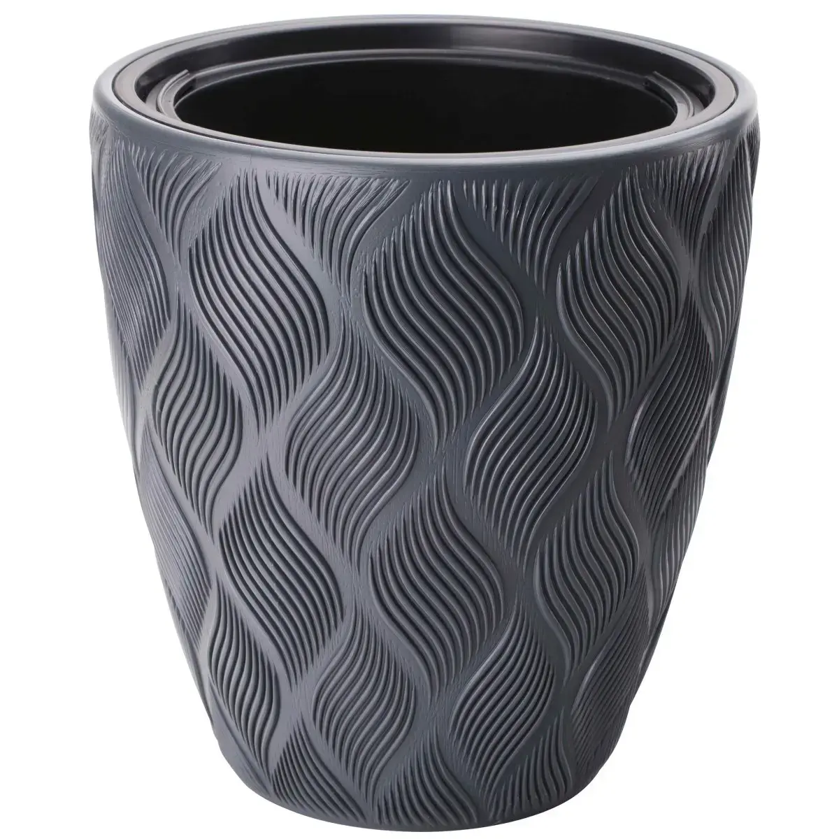 FORM PLASTIC Flower pot Flow 40cm 36L, black