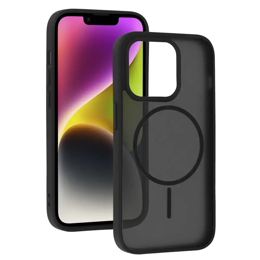 Magmat Slim maciņš telefonam iPhone 14 Pro melns