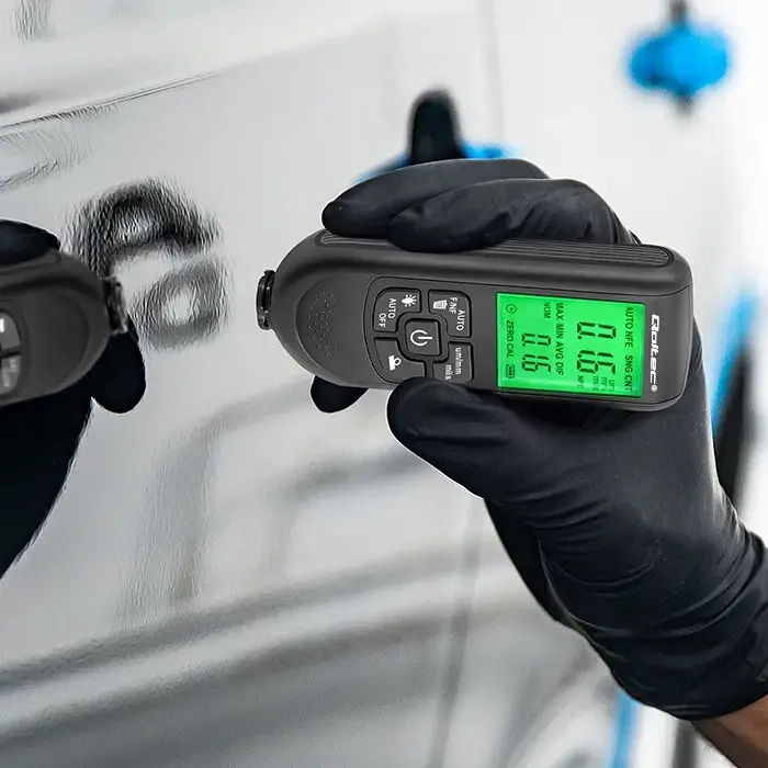 Qoltec Coating thickness gauge with LCD | 0 ~ 2000um