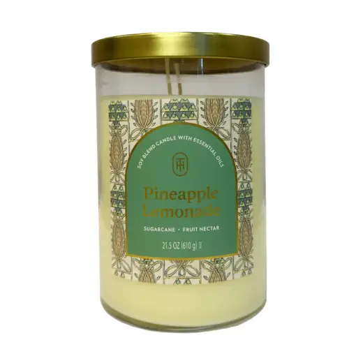Aromātiskā svece Pineapple Lemonade 610gr, +/- 70h