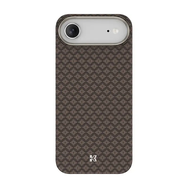 Benks Magnetic Armor Air Armor Grid Kevlar maciņš telefonam iPhone 17 Air zelta krāsā
