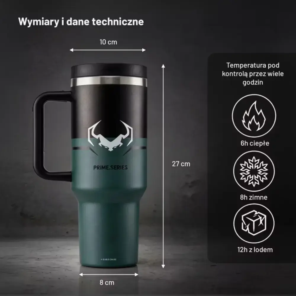 Diablo Gothic Insulated Mug with Handle green