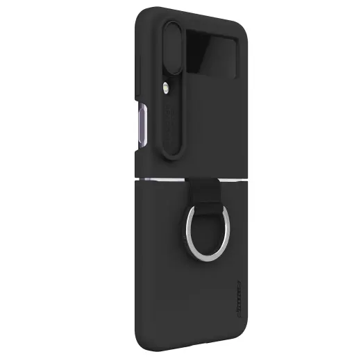 Nillkin CamShield Silky Silicone Case for Samsung Galaxy Z Flip 4 5G Classic Black