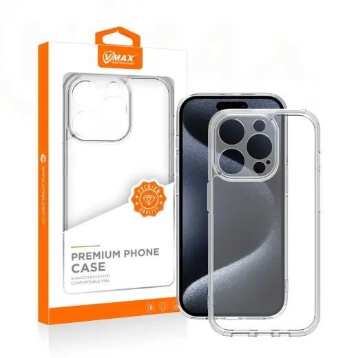 Vmax Acrylic Anti-drop case for iPhone 16 6,1" transparent Foto 2