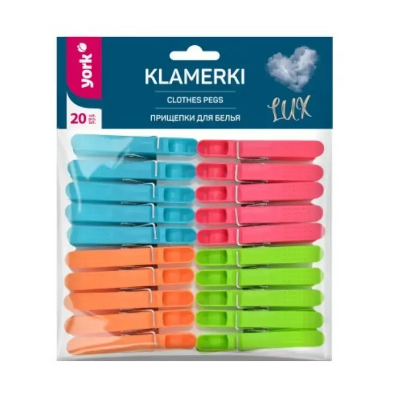 Veļas knaģi LUX 20 gab.