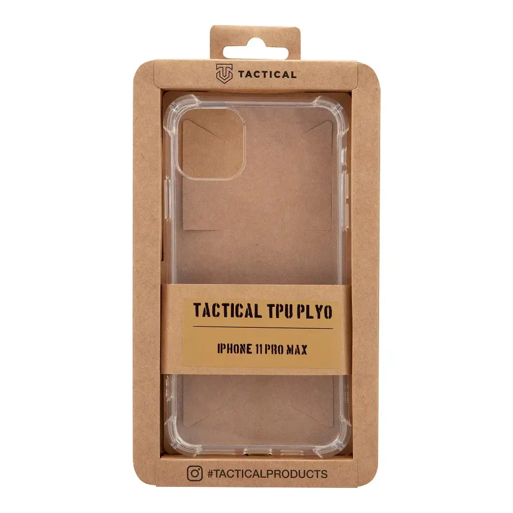 Tactical TPU Plyo Cover for Apple iPhone 11 Pro Max Transparent