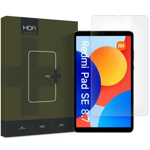 HOFI GLASS PRO+ XIAOMI REDMI PAD SE 8.7 CAURSPĪDĪGS RŪDĪTS STIKLS