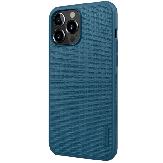 Nillkin Super Frosted PRO Back Cover for iPhone 13 Pro Max Blue (Without Logo Cutout)