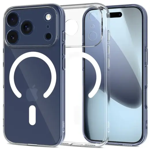 TECH-PROTECT FLEXAIR чехол с поддержкой MagSafe для телефона Apple iPhone 17 Pro Max прозрачный