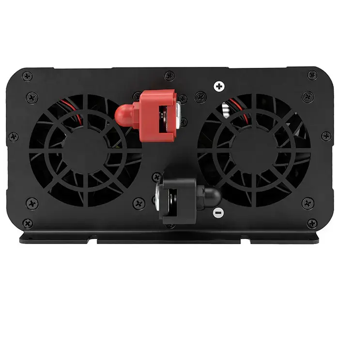 Qoltec MS Wave Voltage Converter | 12V to 230V | 3000/6000W | USB | Compatible with LiFePO4, GEL and AGM batteries