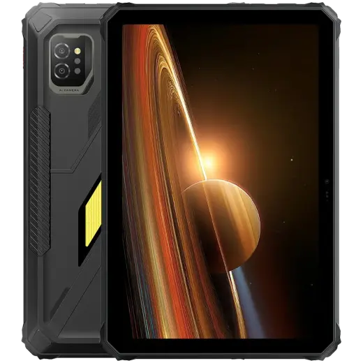 Blackview Active 7 Rugged Tab LTE 8GB/128GB 11-inch FHD 1920x1200 60Hz Corning Glass 3 Helio G81 Octa-core 2.0GHz 13MP Front/16MP+20MP Night vision Cam Battery 10000mAh 45W fast charging USB Type-C Android 15  PC mode IP68/IP69K MIL-STD-810H Black