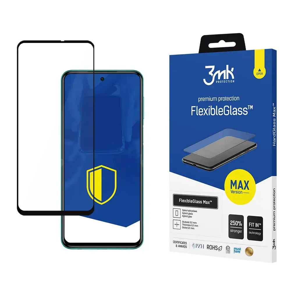 Xiaomi Redmi Note 9 Pro 4G black - 3mk FlexibleGlass Max™ screen protector
