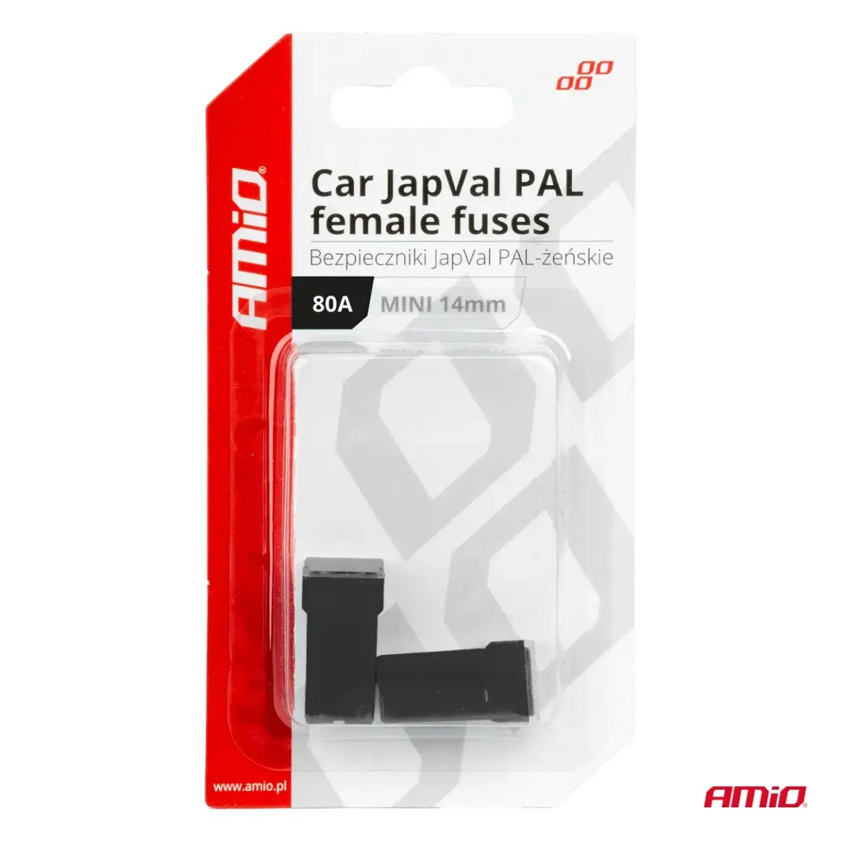 Car JapVal PAL Female fuses 80A AMIO-03442